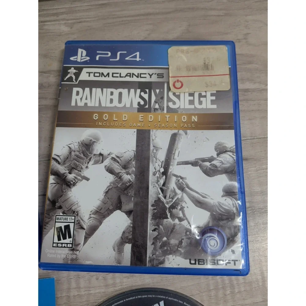 Tom Clancy's Rainbow Six Siege Gold Edition (PS4 Playstation) + 3 Games